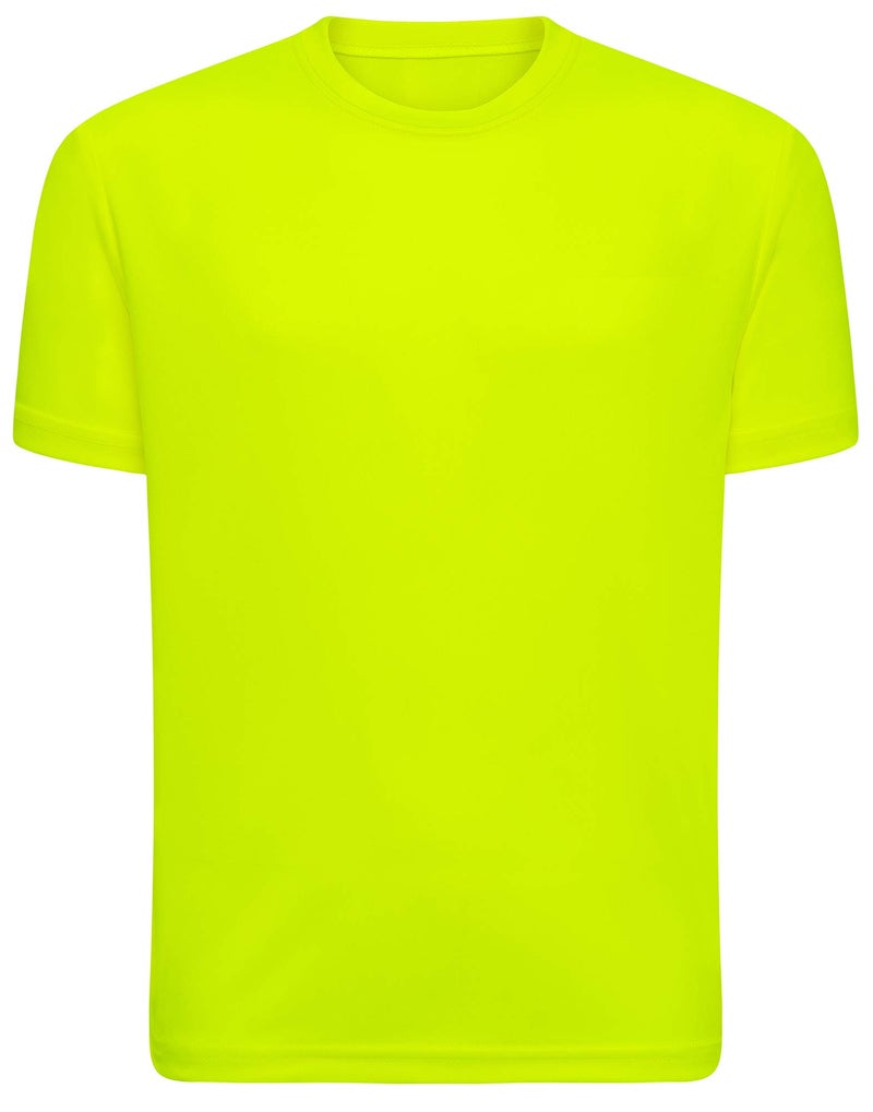Opna Youth Boys Dri Fit Athletic T Shirts for Boys & Girls Sports Undershirt â€“ Youth & Teen Sizes NEONYEL-M Bright Yellow - Image 1